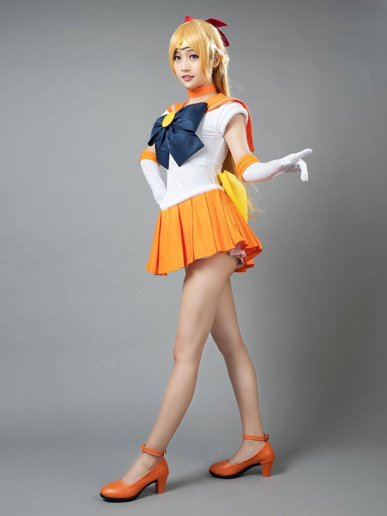 Sailor Moon Sailor Venus Aino Minako Cosplay Costume One Set - Cosplay Shop