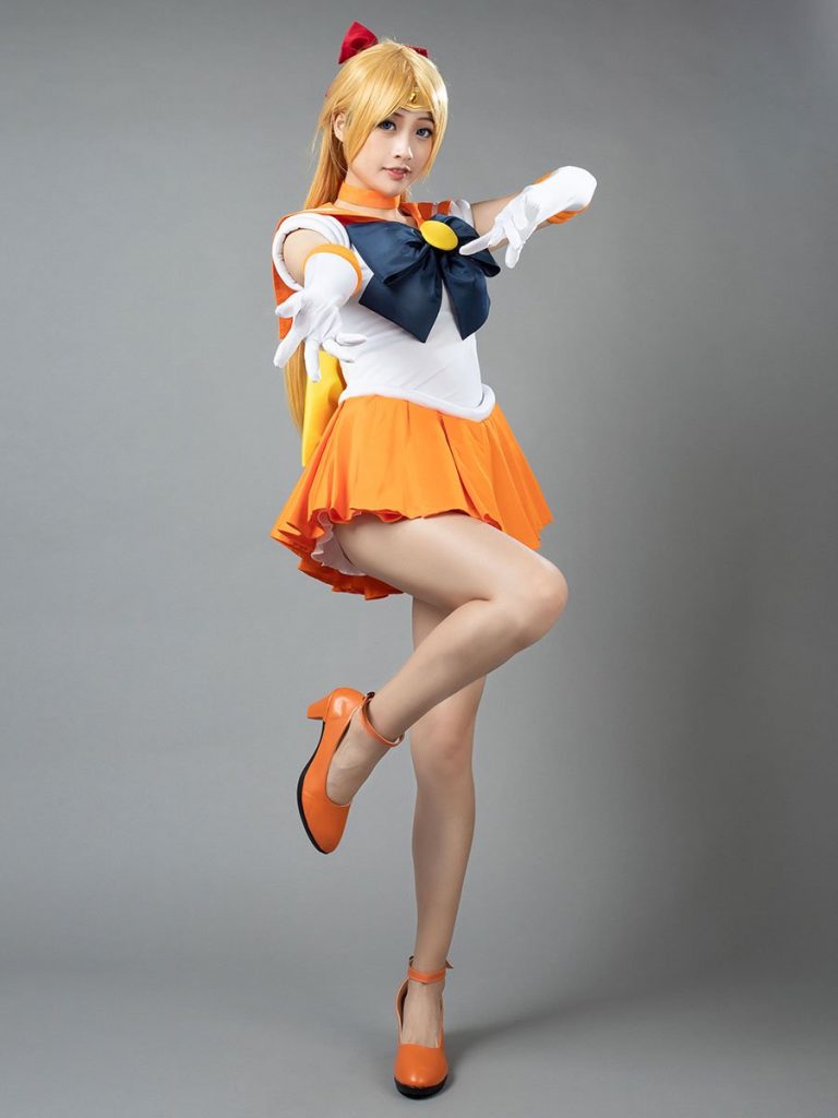 Sailor Moon Sailor Venus Aino Minako Cosplay Costume One Set - Cosplay Shop