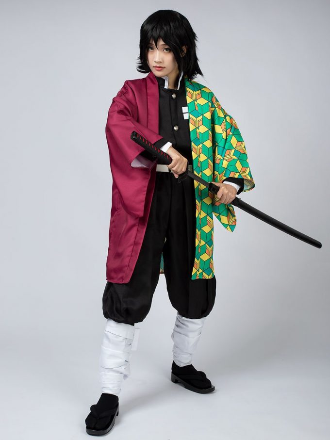 Demon Slayer : Kimetsu no Yaiba Tomioka Giyuu Cosplay Costume cp05109