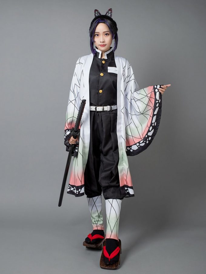 Demon Slayer : Kimetsu no Yaiba Kochou Shinobu Cosplay Costume cp05149 ...