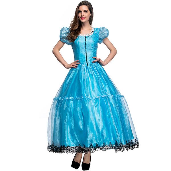 Alice In Wonderland Alice Fairy Princess Dress Costume Halloween/Stage ...