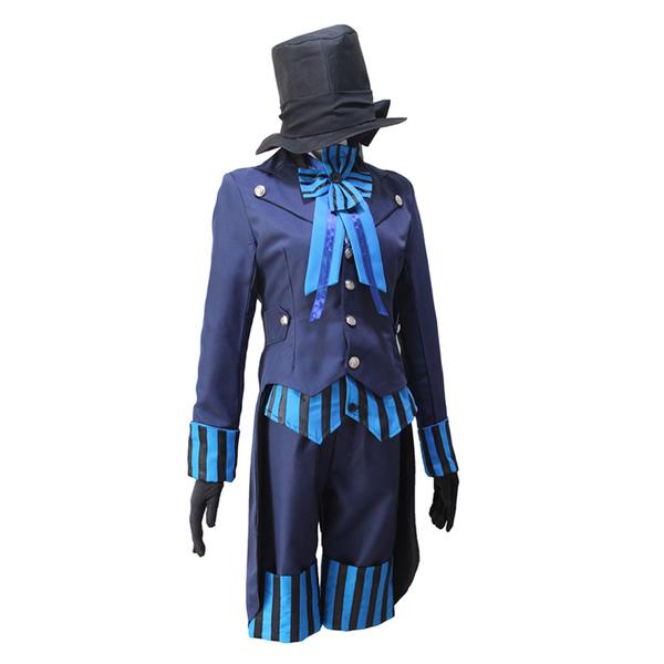 Anime Black Butler Ciel Phantomhive Cosplay Costume Blue Uniform ...