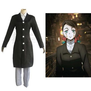 Anime Demon Slayer/Kimetsu No Yaiba Enmu Cospaly Costume Full Set ...