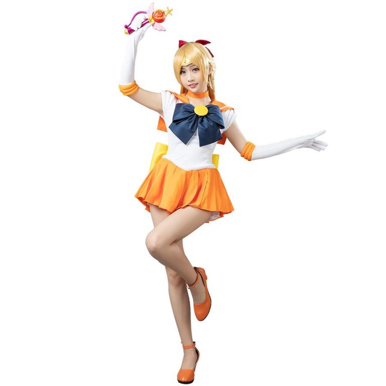 Sailor Moon Sailor Venus Aino Minako Cosplay Costume One Set Cosplay Shop 8573