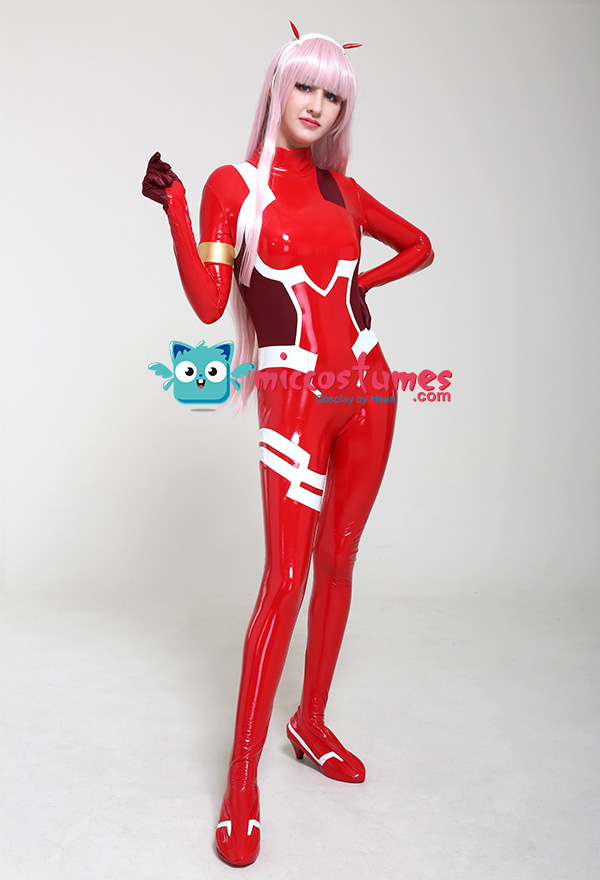 Darling In The Franxx Zero Two Code 002 Plugsuit Jumpsuit Cosplay