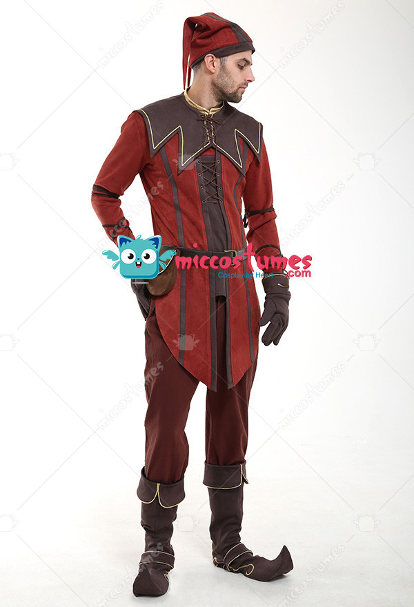 Skyrim The Elder Scrolls Dark Brotherhood Keeper Cicero Cosplay Costume ...