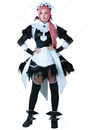 Anime Fire Emblem If Felicia Maid Lolita Dress Fancy Gothic Cosplay Costume  Custom Made Any Size 
