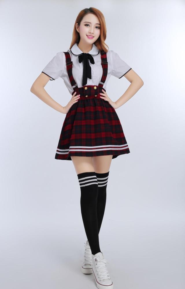 Student Uniform Japanese School Uniforms Anime COS Sailor Suit Tops tie 