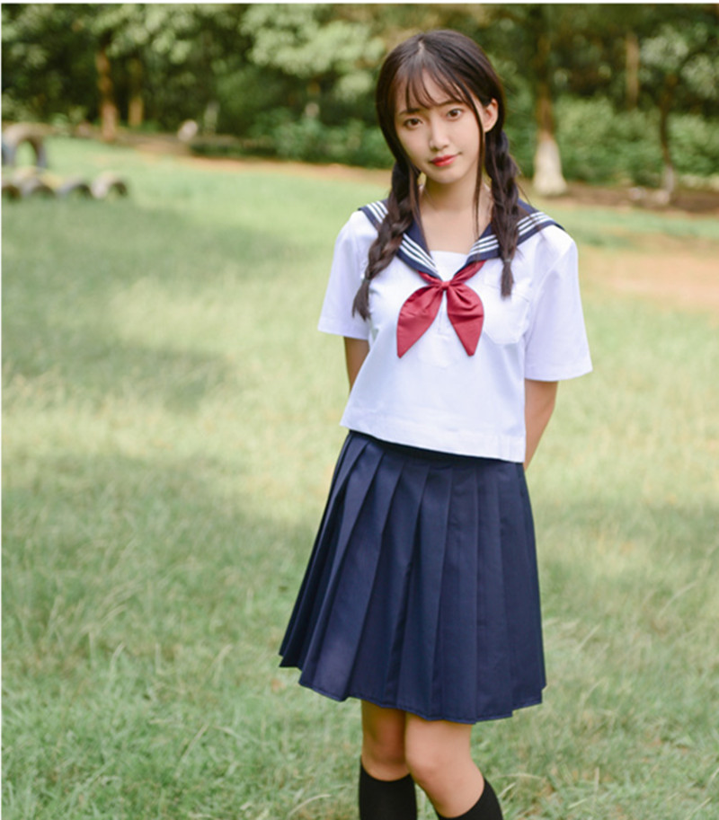 Japanese School Uniforms Anime COS Sailor Suit Jk Uniforms College ...