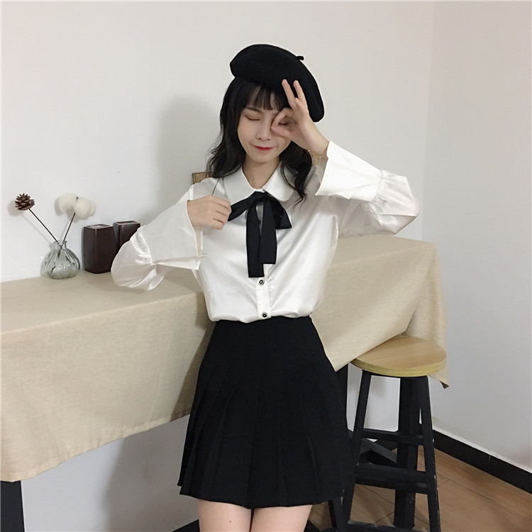 JK Uniforms College  Suit Female Autumn Small Suit Jacket Shirt Jacket Pleated Busts Wears japanese fashion  school uniform Image