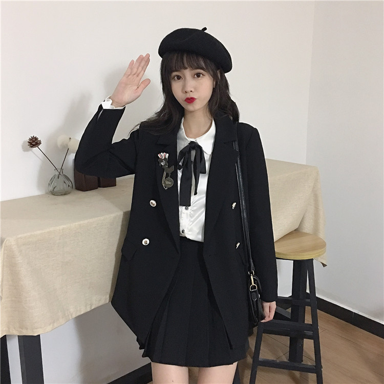 JK Uniforms College Suit Female Autumn Small Suit Jacket Shirt Jacket ...