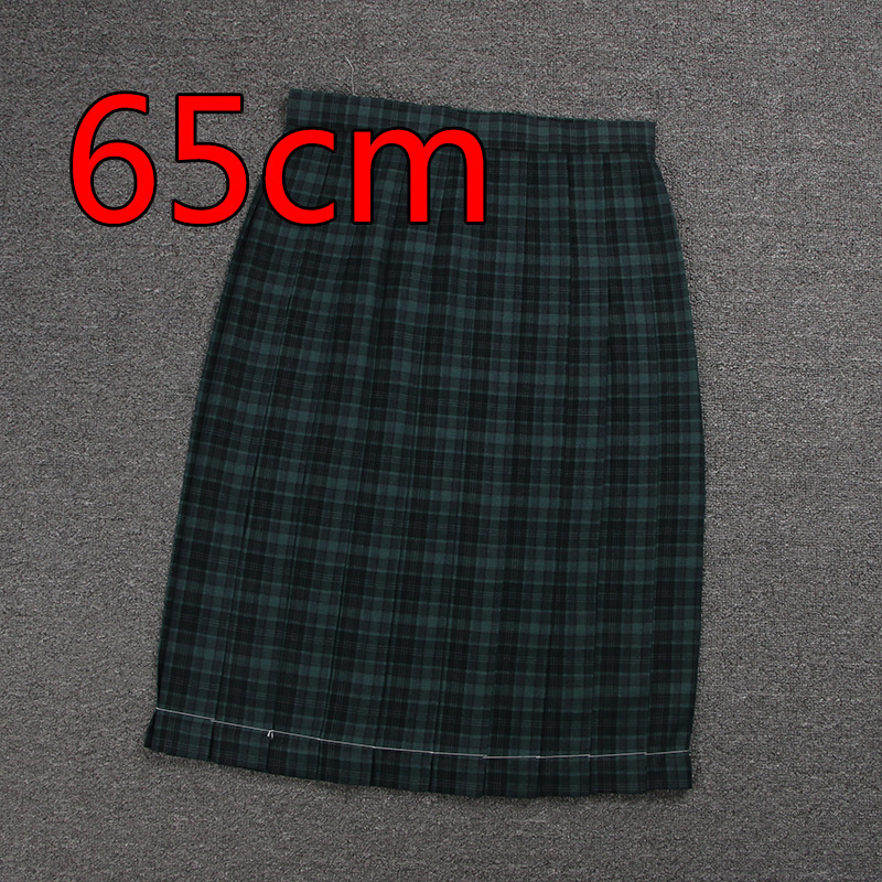 [Seaweed] Girl's Summer High Waist Pleated Skirts Plaid Skirts Women Elegant JK Uniforms Girl School Dress Student Cloths Image