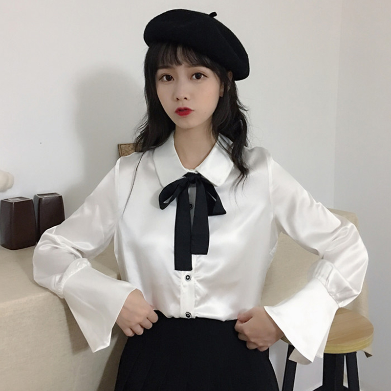 Girls College Style Jk Uniform Pleated Skirt + Short Sleeves Shirts+bowtie  School Students Sweat Clothes A16