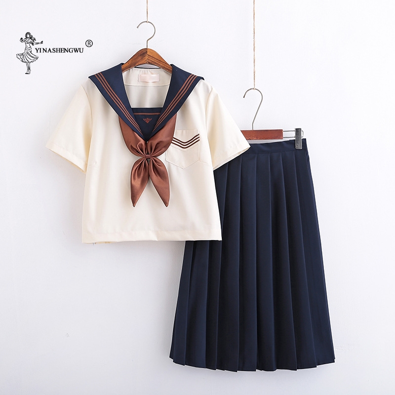 Japanese School Uniforms Anime COS Sailor Suit Jk Uniforms College ...