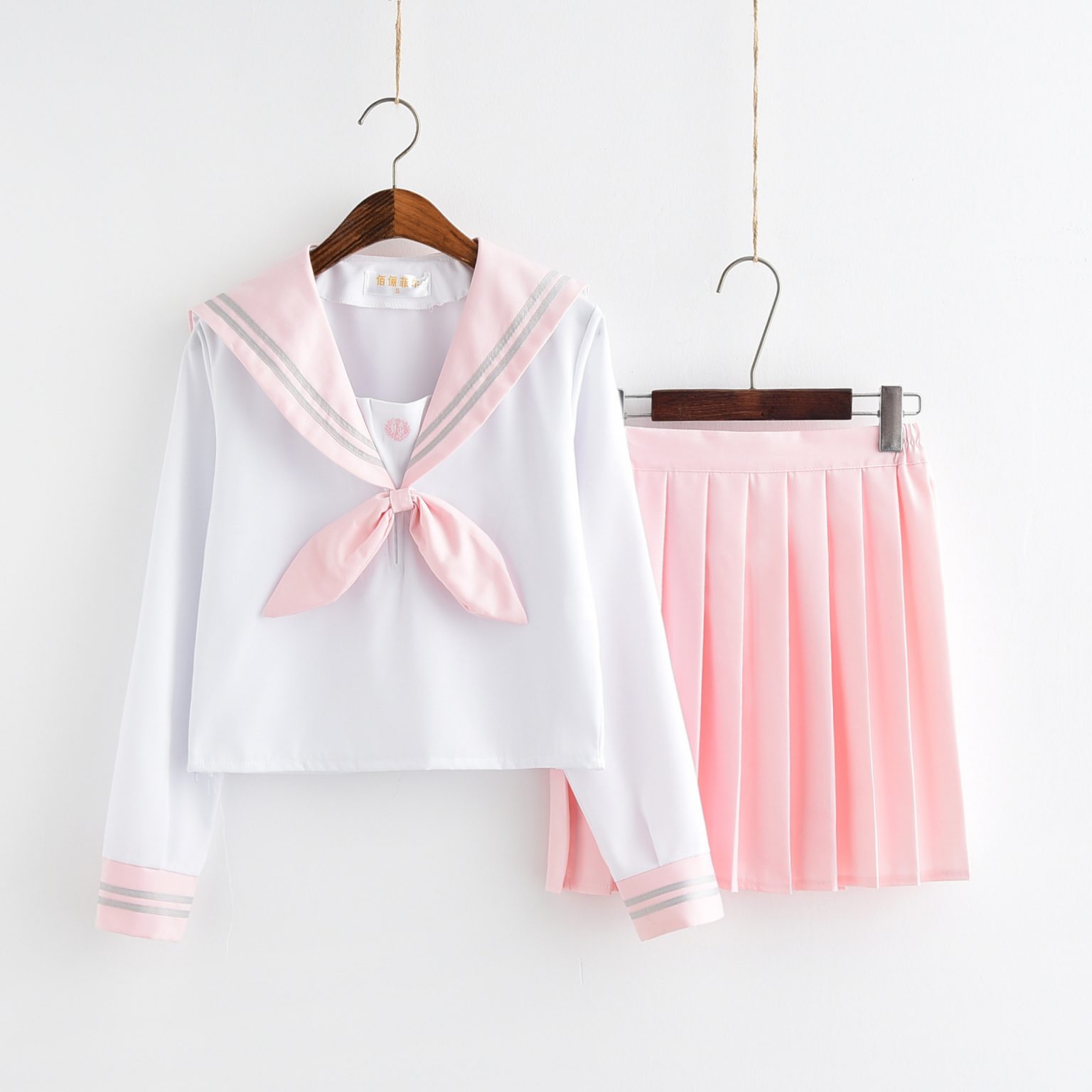 Japanese School Uniform For Girls Sailor Pink Mint Style Students ...