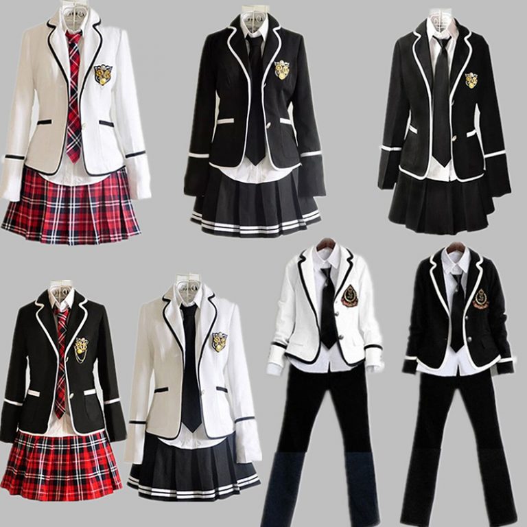 Japan Korea Jk Uniforms High School Boys Girls Students Long-sleeved ...