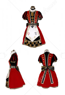 US$ 112.99 - Alice: Madness Returns Royal Poker Maid Cosplay Costume 