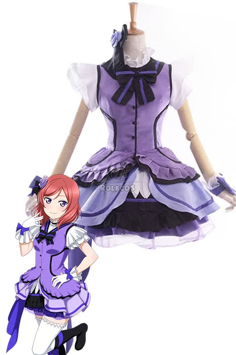 Love Live Maki Nishikino Anime Cosplay Costumes Stage Dresses