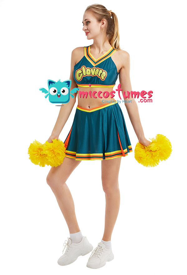 Bring It On Cheerleader Clovers Cosplay Costume Green Top And Skirt Uniform Cosplay Shop 