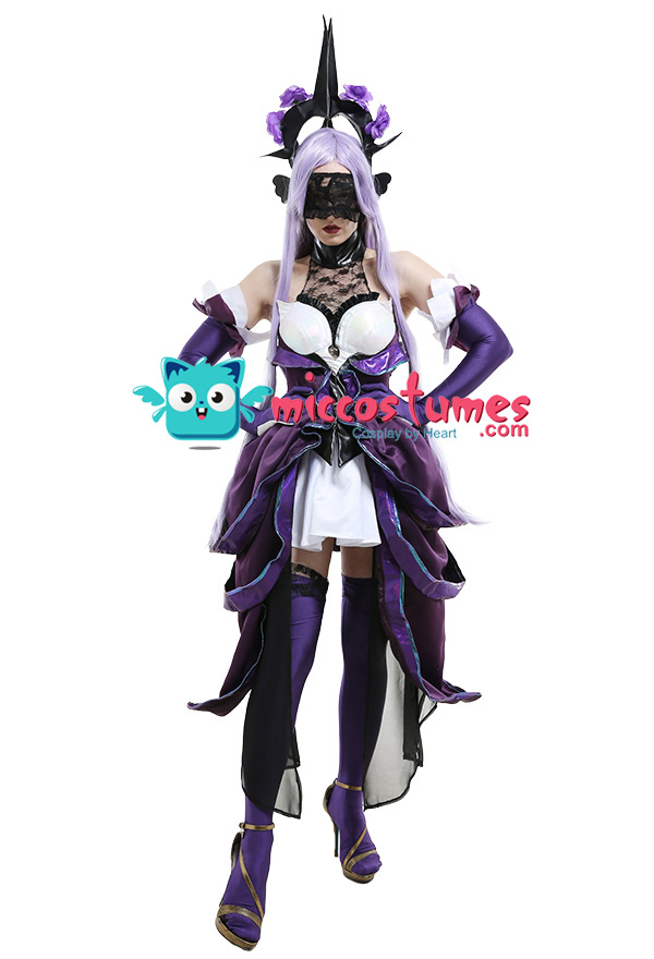 Sold Out League Of Legends Lol Syndra Withered Rose Sleeveless Vest Dress Cosplay Costume Outfit