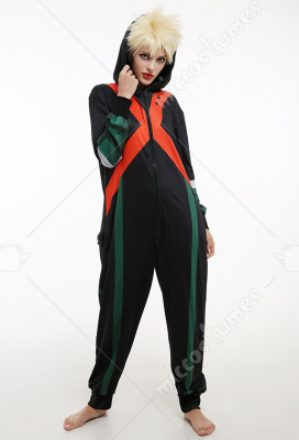 My Hero Academia Bakugo Katsuki Onesie Pajama Adult Onesie Long Sleeves